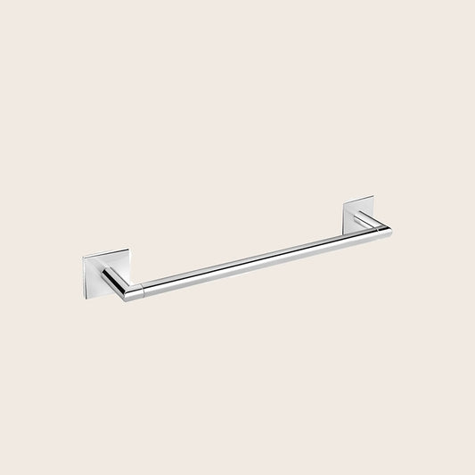 Cosmic Duo Square Portasciugamani 45 Cm Cromo in acciaio inox e lucido montato a parete, vista del design e della...