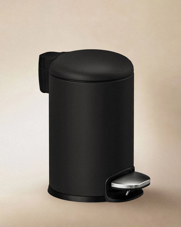 Cosmic Essential cestino gettacarta 5L con pedale nero opaco