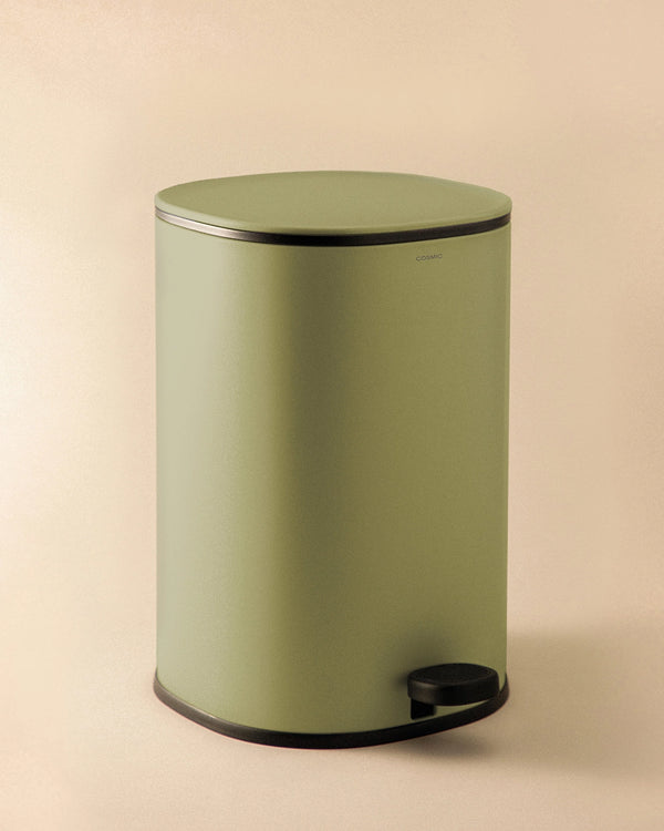Cosmic Essentials cestino bagno 5L con pedale olive