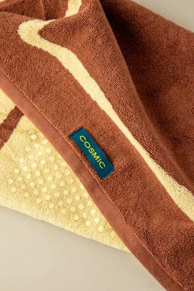 Cosmic Frames Tappeto 50x70 da bagno antiscivolo toffee cream