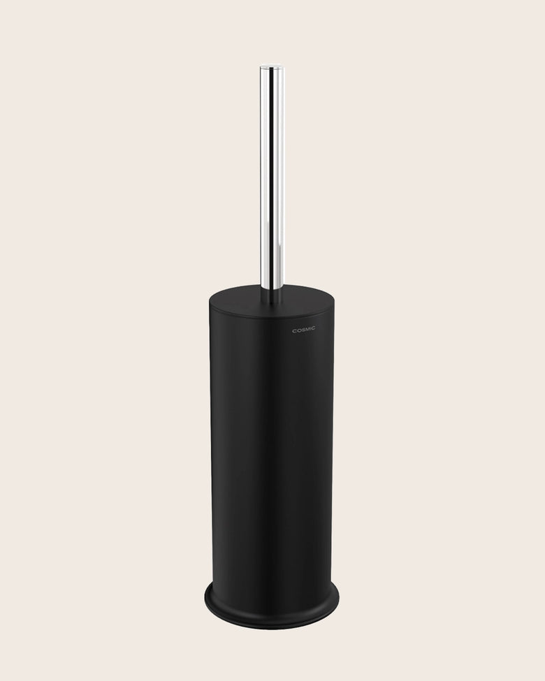 Cosmic Geyser Portascopino wc a pavimento Nero Satinato 2773600 – Industrias Cosmic