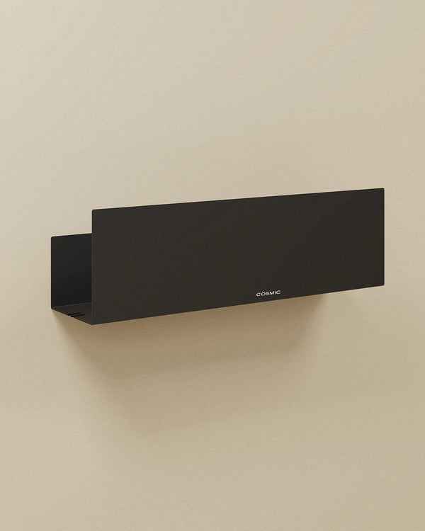 Cosmic Nook mensola 40 cm portasapone doccia nero opaco
