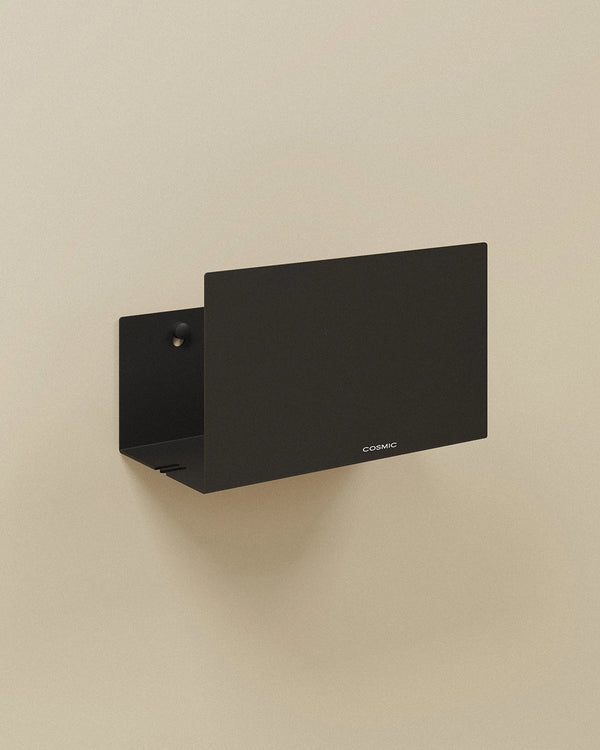 Cosmic Nook mensola 20 cm portasapone doccia nero opaco