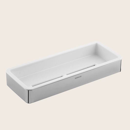 Cosmic Project griglia 30x12 vasca doccia cromo Bianco installato in bagno moderno con ante in vetro temperato...