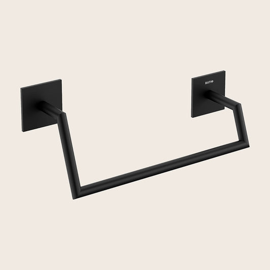 Cosmic Stick Portasciugamani 25,5 Cm a parete Nero Satinato in acciaio inox montato a parete, vista del design e della...