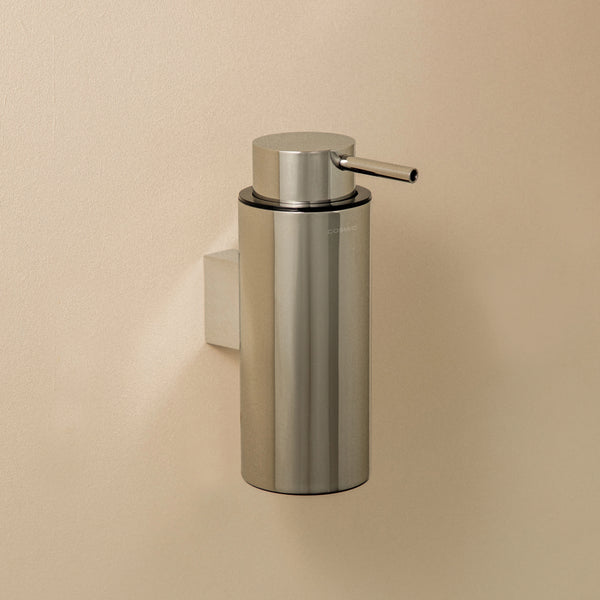 Dispenser porta sapone liquido a muro in acciaio Satinato Logic 2260304 Cosmic