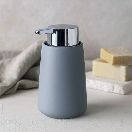 Dispenser sapone in ceramica grigio Sidney