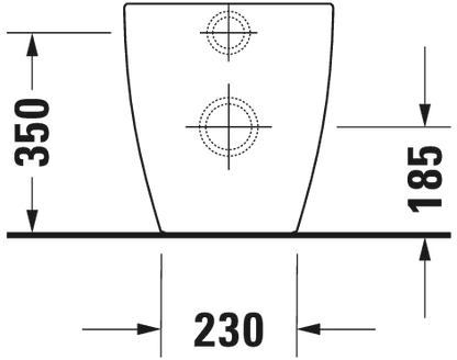 Duravit Happy D2 Coppia sanitari filo muro sedile rallentato bianco