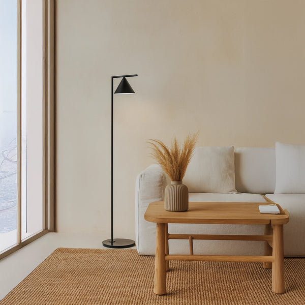 FLOS Captain Flint Lampada da pavimento 154 cm Antracite Marmo Nero