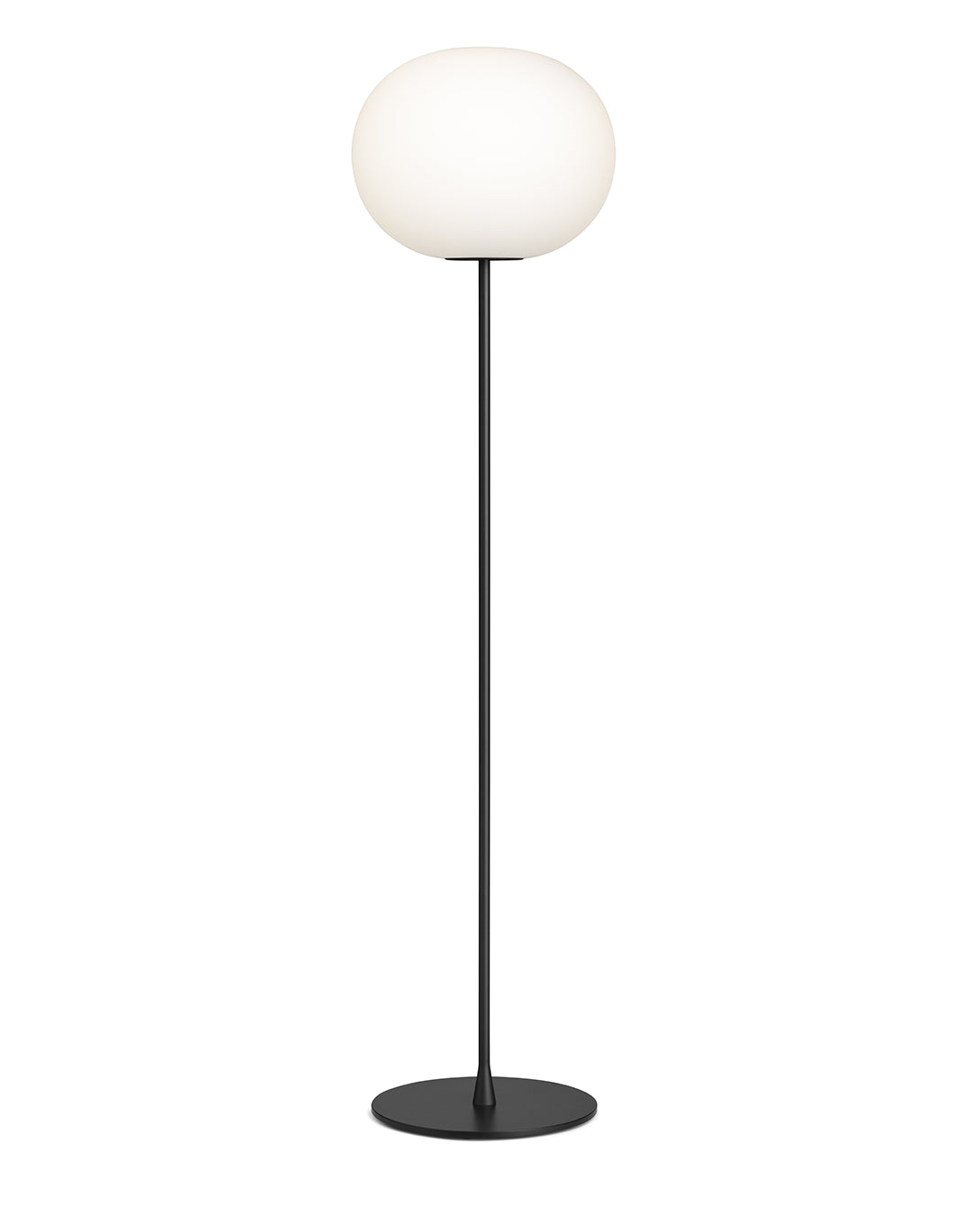 FLOS Glo-Ball Floor 3 lampada da pavimento 158 cm nero opaco F3030031 – vista 4