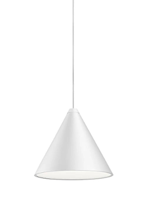 FLOS String Light Testa Cono Lampada sospensione cavo 22 m bianco F6499009