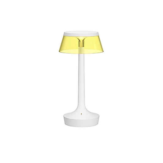 FLOS Bon Jour Unplugged Lampada da tavolo 10 cm ricaricabile gialla