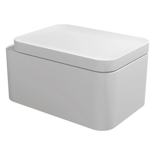 Flaminia Nile Coppia sanitari sospesi bidet e wc goclean sedile rallentato latte