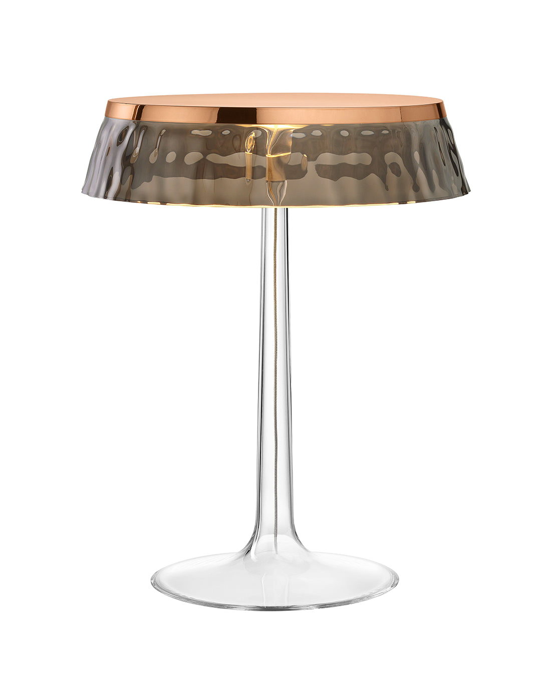 Flos Bon Jour Lampada Da Tavolo rame con corona Fume F1032015 – Flos
