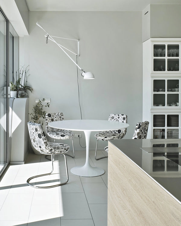 Flos 265 Small Lampada da parete 152 cm orientabile 75W bianco A0320009