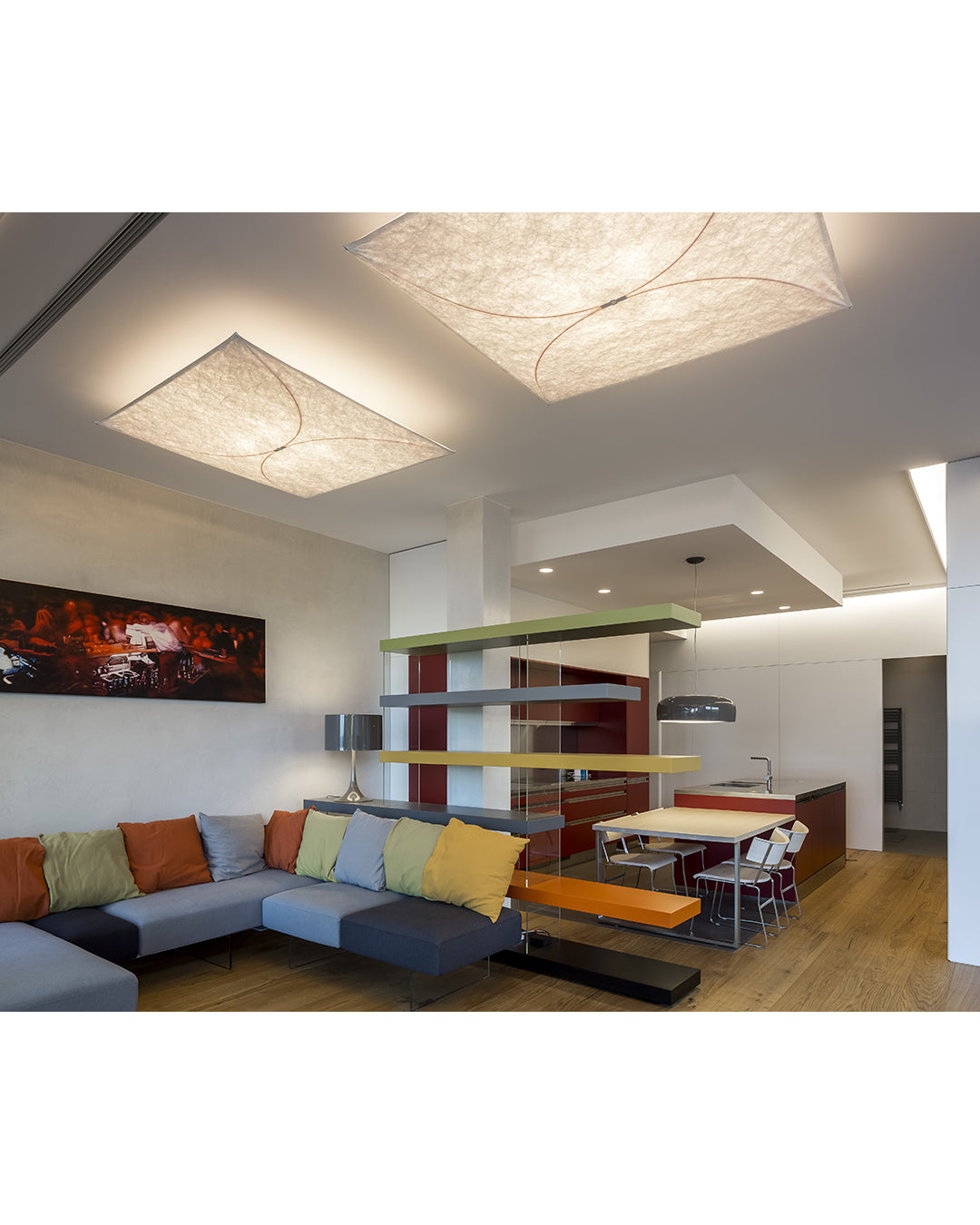 Flos Ariette 2 Lampada 100 cm in tessuto da soffitto parete F0500009 – vista 5