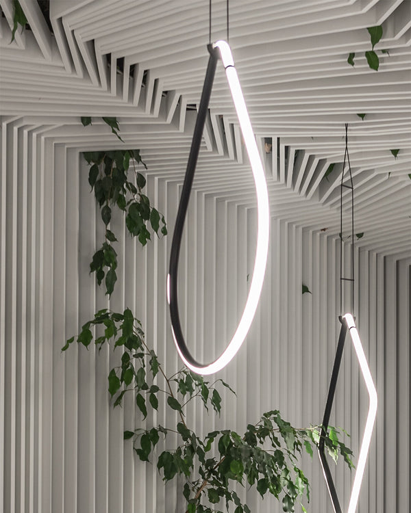 Flos Arrangements Drop Up Lampada sospesa Nero Opaco F0414030 – Flos