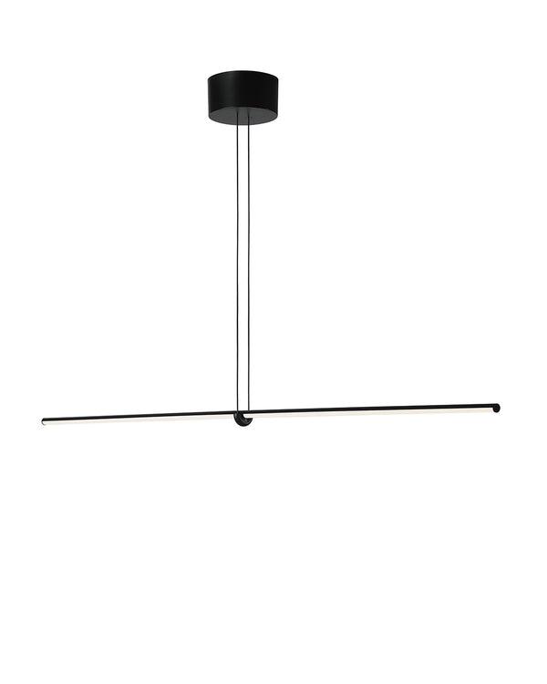 Flos Arrangements Line Lampada a sospensione 170 cm nero senza rosone F0401030