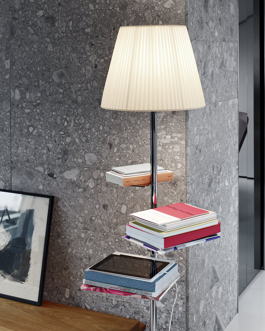 Flos Bibliotheque Nationale Lampada a pavimento fabric F1011007 – vista 2
