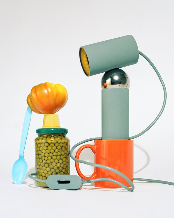 Flos Bilboquet lampada da tavolo direzionabile a bulbo sage F0996039