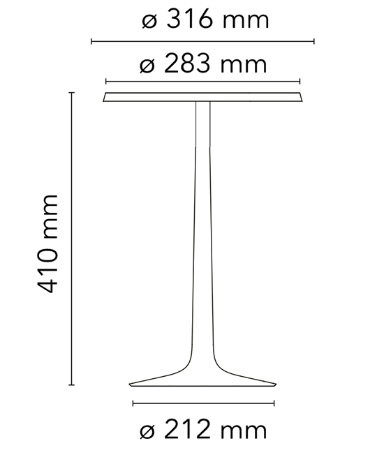 Flos Bon Jour Lampada Da Tavolo cromo opaco F1032046 – vista 3