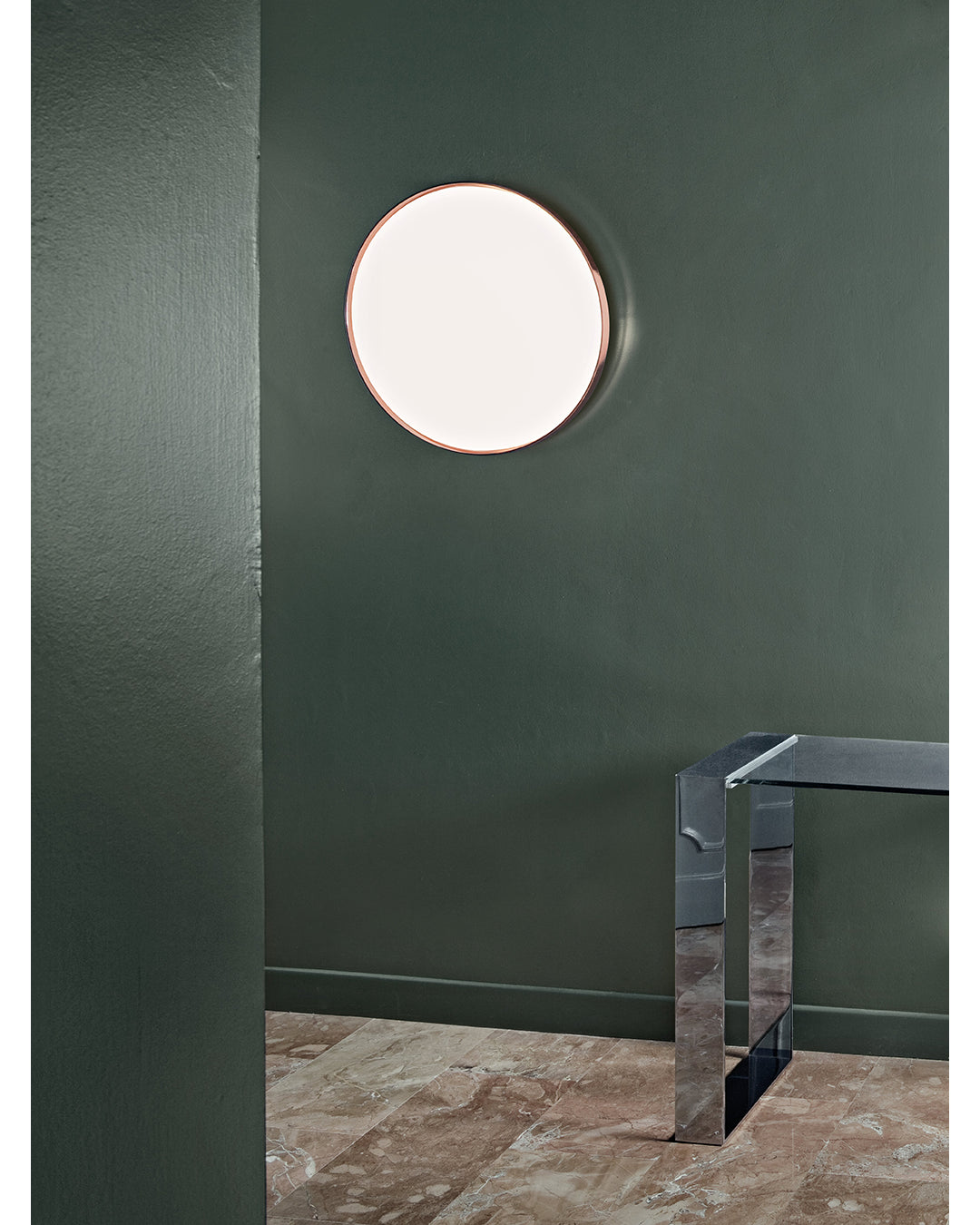 Flos Clara Lampada 60 cm a parete e soffitto cornice rame F1571015 – vista 4