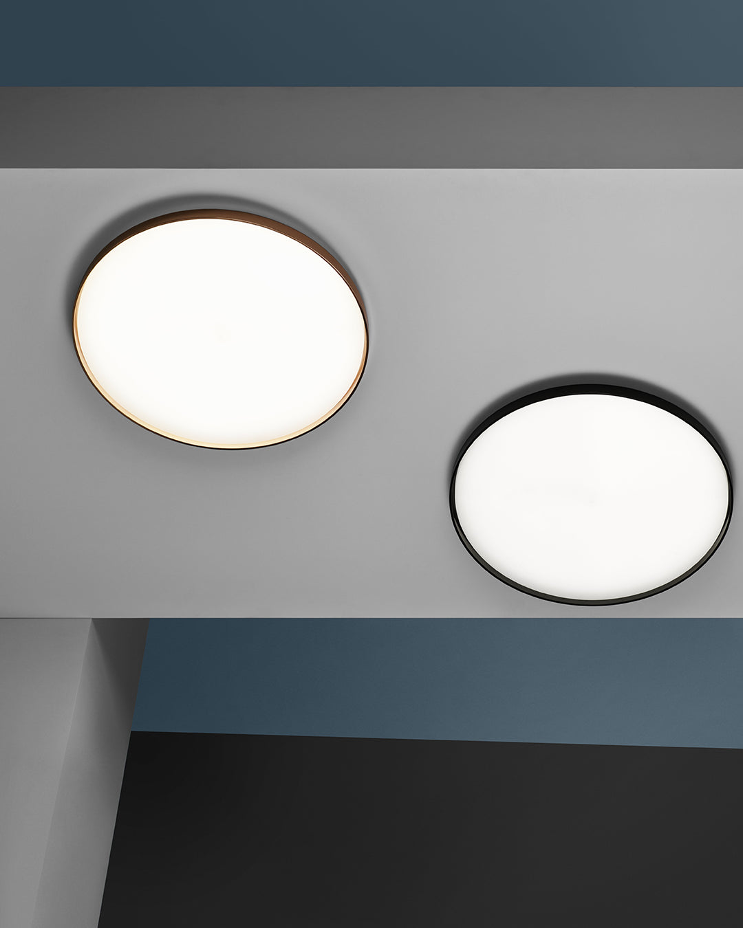 Flos Clara Lampada 60 cm a parete o soffitto cornice fume F1571030A – vista 3