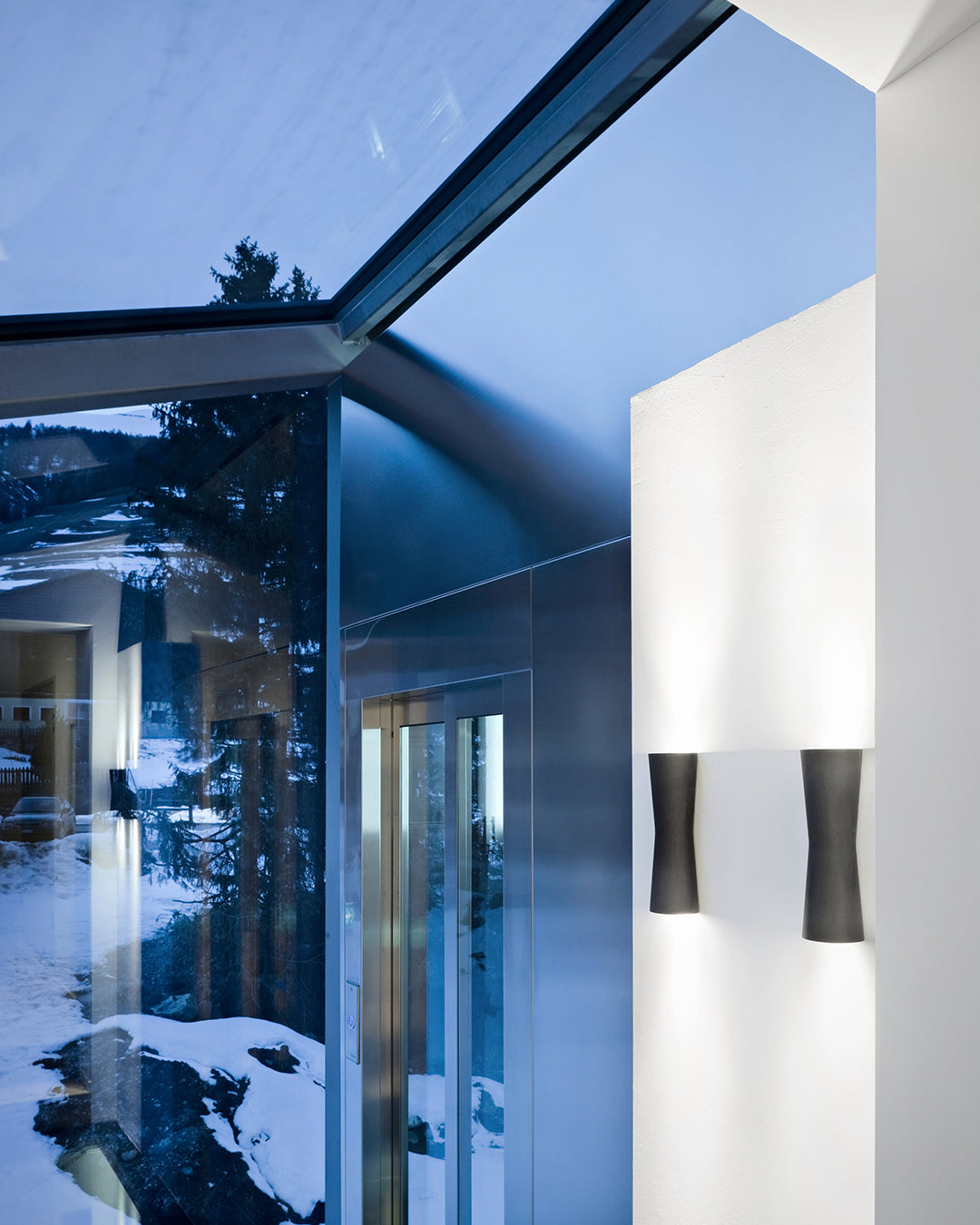 Flos Clessidra  40+40 Lampada a muro 601 LM grigio F1584006 – vista 3
