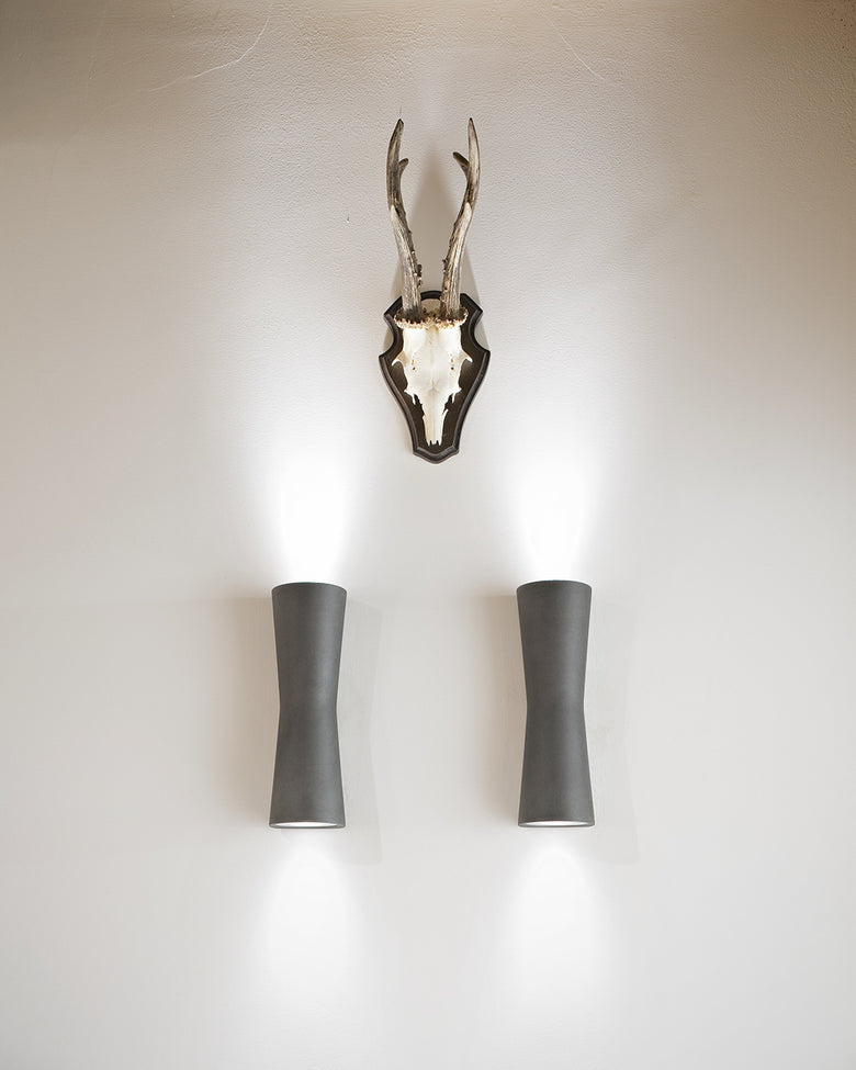 Flos Clessidra  40+40 Lampada a muro 601 LM grigio F1584006 – vista 2