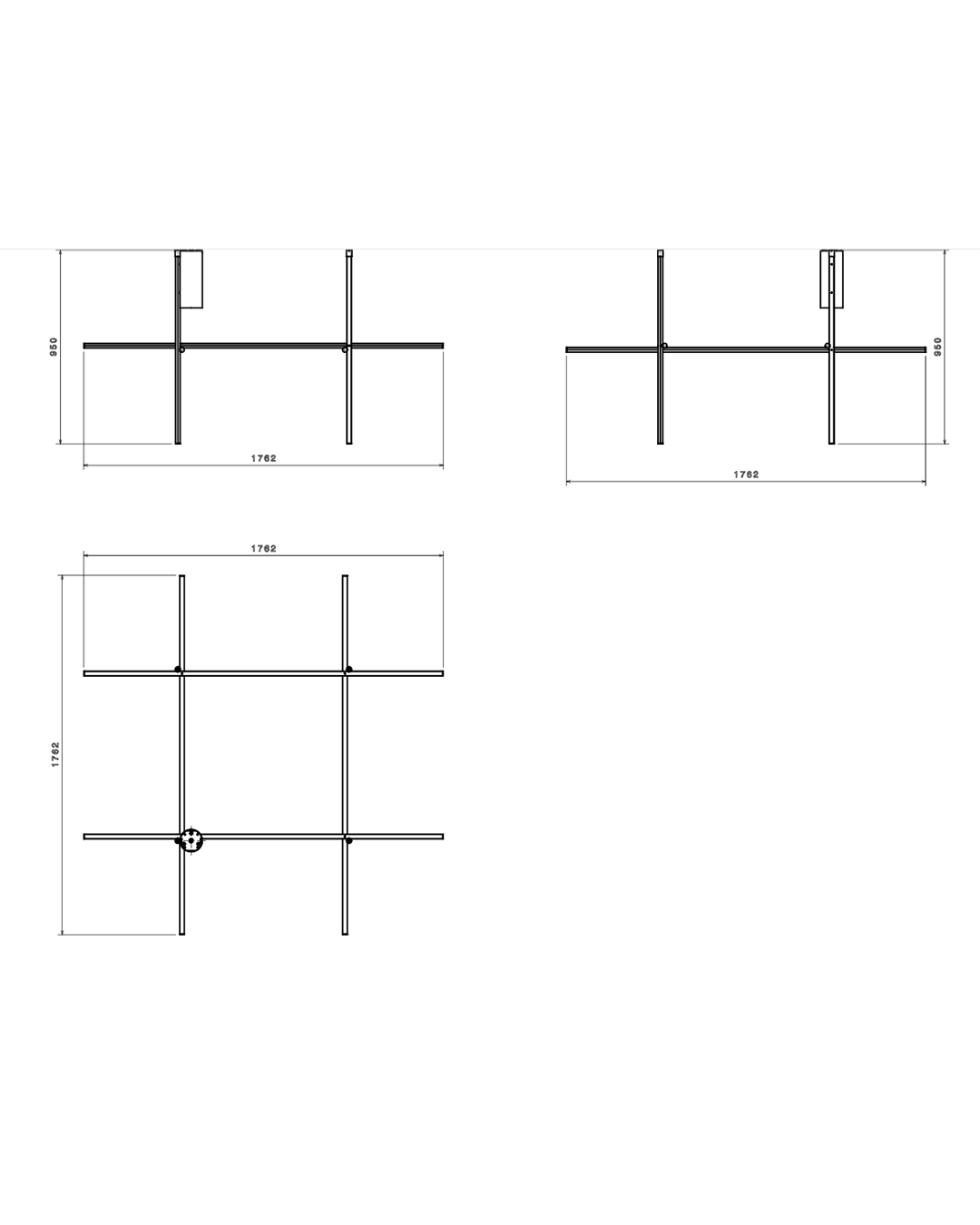 Flos Coordinates Ceiling 4 Lampada sospesa Champagne F1856044