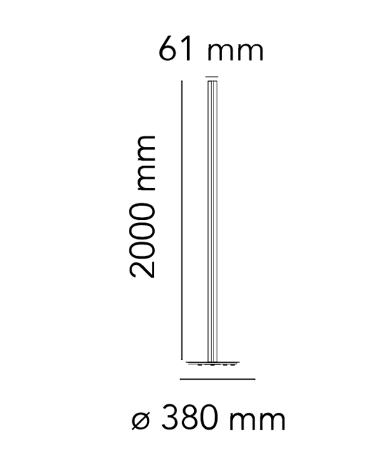 Flos Coordinates Floor Lampada da pavimento 200 cm Champagne F1801044 – vista 7