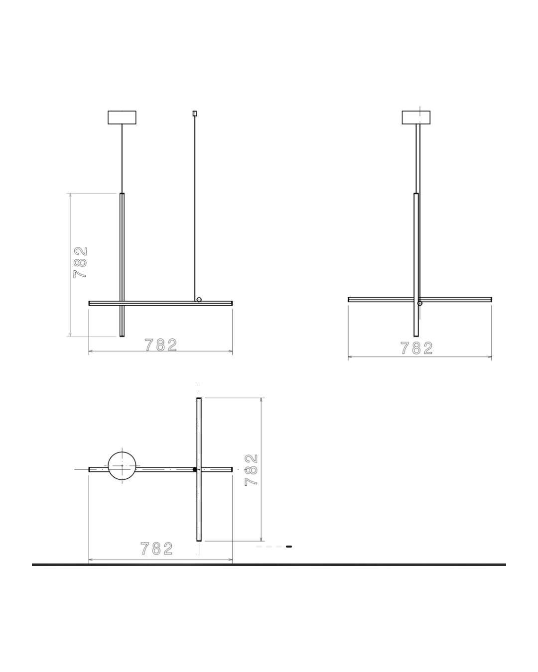 Flos Coordinates Suspension 1 Lampada sospesa Champagne F1860044