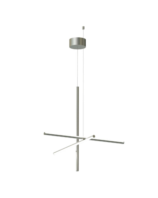 Flos Coordinates Suspension 1 lampada a sospensione argent moon F1860033