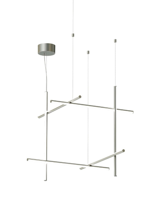 Flos Coordinates Suspension 3 Lampada a sospensione Argent Moon F1850033