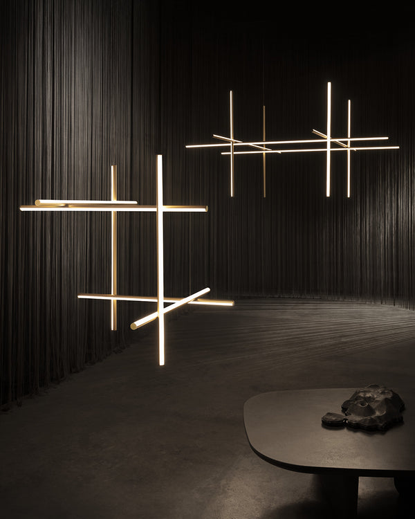 Flos Coordinates Suspension 3 Lampada sospesa Champagne F1850044 – Flos