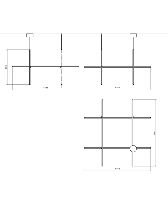 Flos Coordinates Suspension 4 Lampada sospesa Champagne F1854044