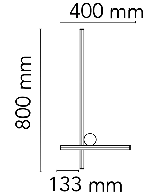 Flos Coordinates Wall 2 Lampada a parete 2700k Champagne F1811044
