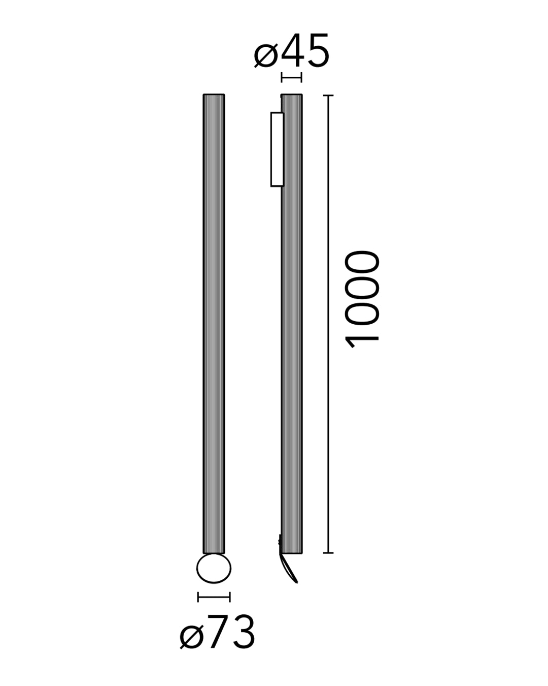 Flos Flauta H1000 Riga Lampada indoor a Parete anodized copper F2344015 – vista 7