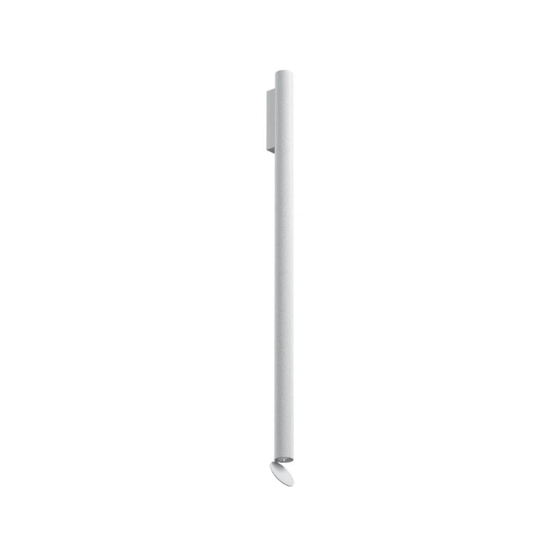 Flos Flauta Spiga Lampada 100 cm bianco a Parete indoor accesa in ambiente, design e diffusione della luce