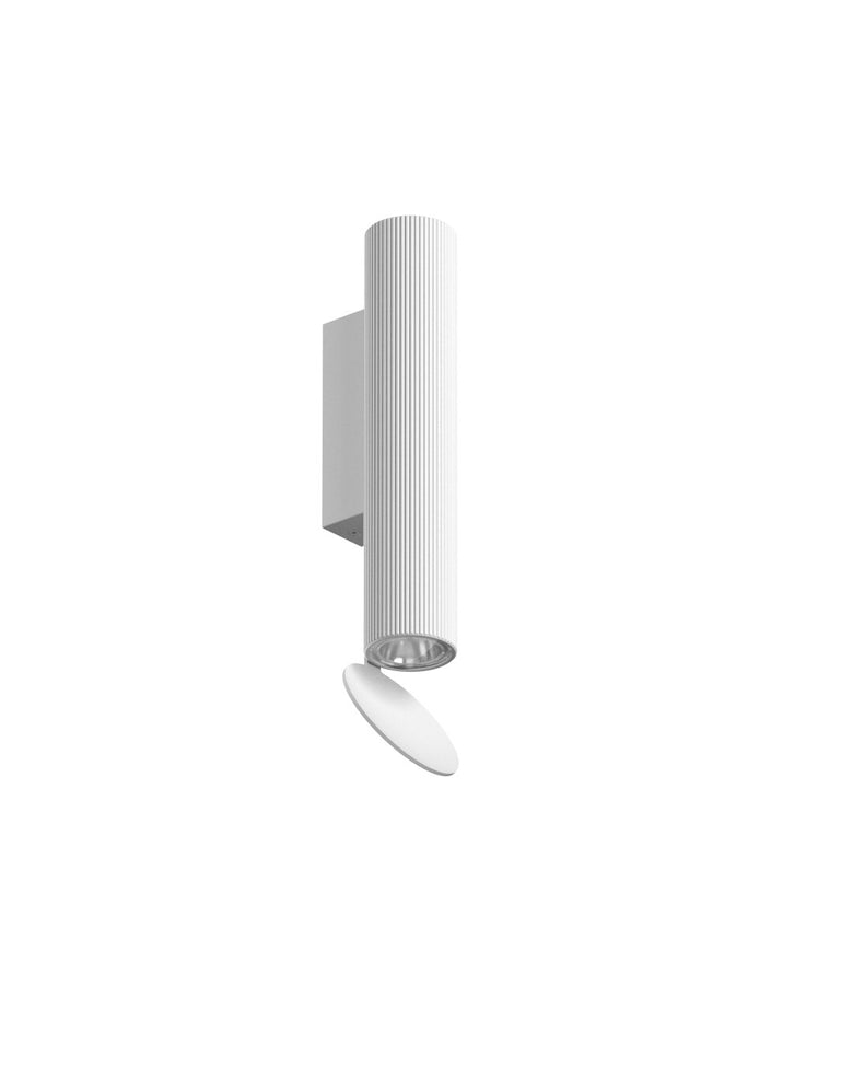 Flos Flauta H225 Riga Lampada a Parete indoor a biemissione Bianco F2340009 – Flos