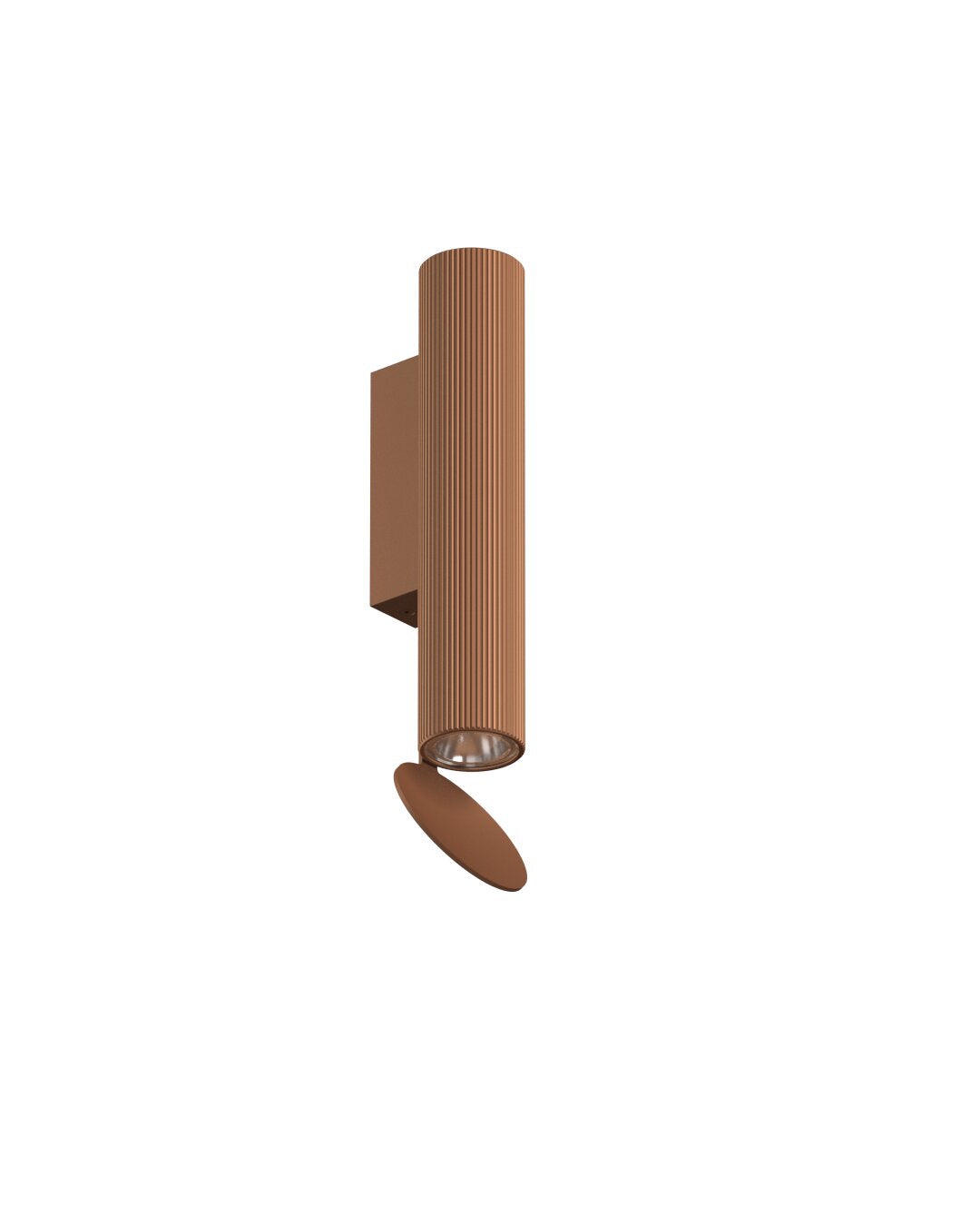 Flos Flauta H225 Riga Lampada indoor a Parete a biemissione anodized Copper F2340015 – Flos