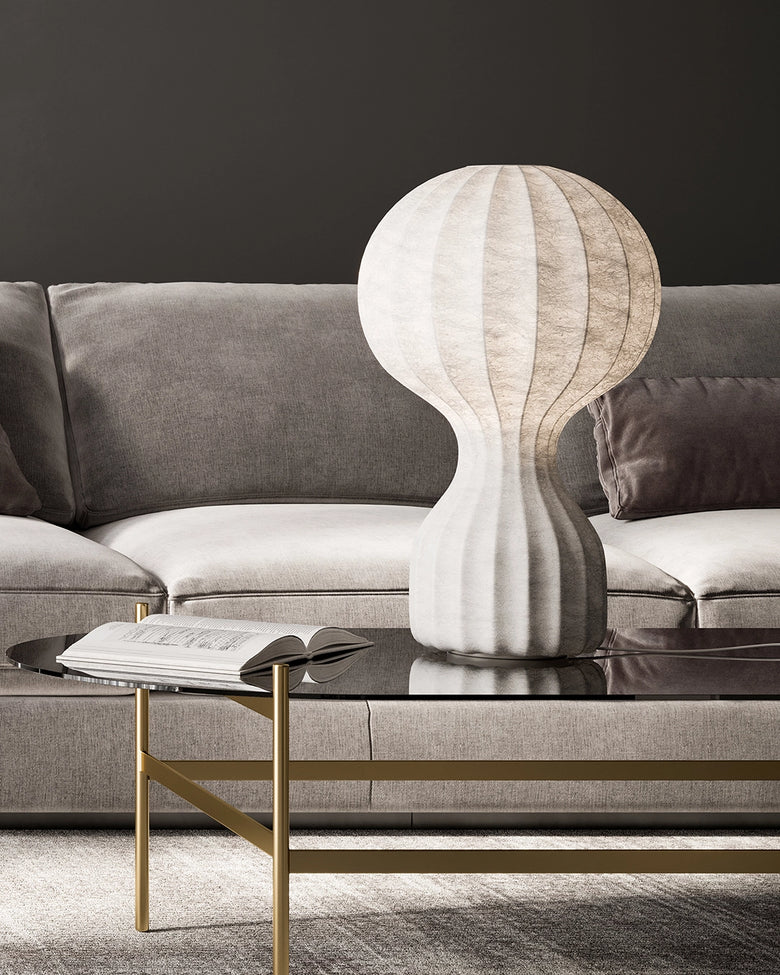 Flos Gatto Piccolo lampada Da Tavolo in resina cocoon Bianco F2701009 – Flos