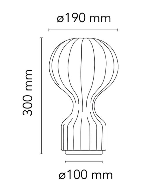 Flos Gatto Piccolo lampada Da Tavolo in resina cocoon Bianco F2701009 – vista 7