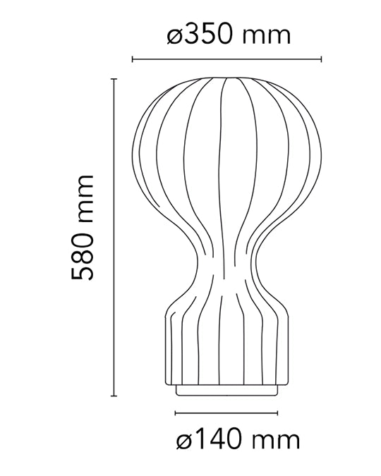 Flos Gatto lampada da tavolo alogena bianco F2601009