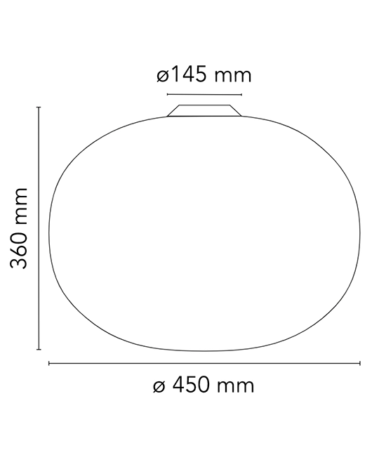 Flos Glo-Ball Ceiling 2 Lampada da parete soffitto bianco F3028000 – vista 7