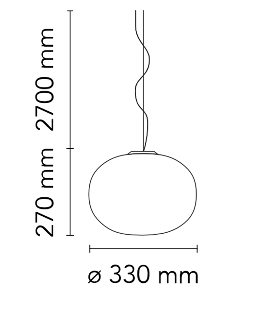 Flos Glo-Ball Suspension 1 Lampada a Sospensione Bianco F3005061