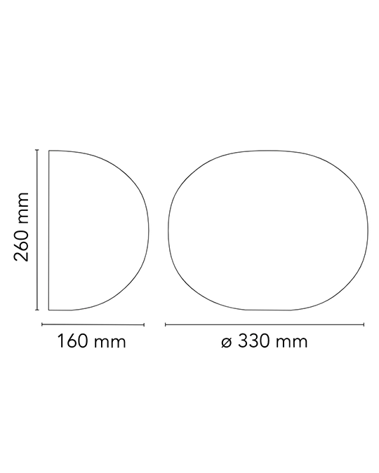 Flos Glo-Ball Wall Lampada 33 cm a parete Bianco F3022000 – vista 7