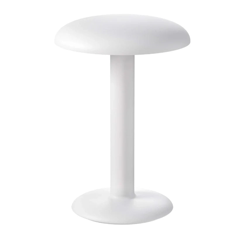 Flos Gustave Lampada ricaricabile 2700K 159 LM interno accesa in ambiente, design e diffusione della luce