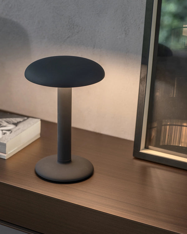 Flos Gustave Lampada ricaricabile interno esterno Anthracite Matte