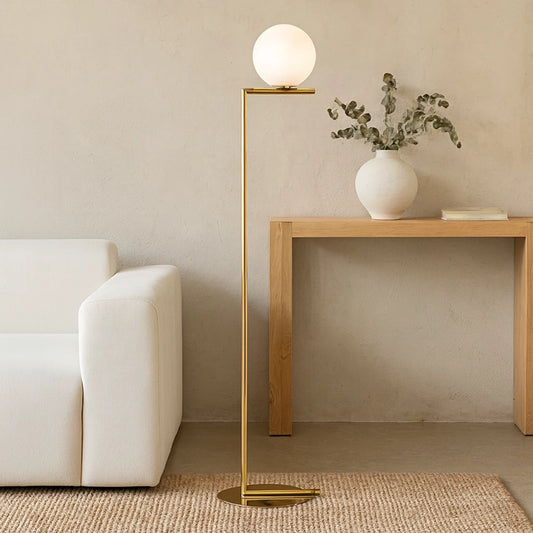 Flos IC F1 10 Anniversary Lampada a terra Oro con dimmer F3151059